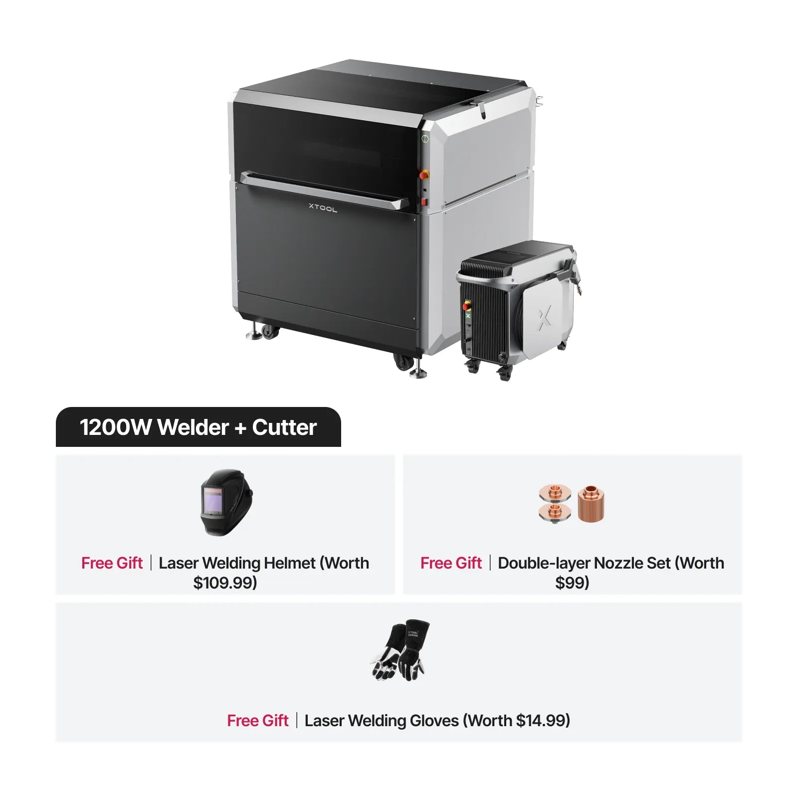 xTool MetalFab Laser Welder/ CNC Cutter