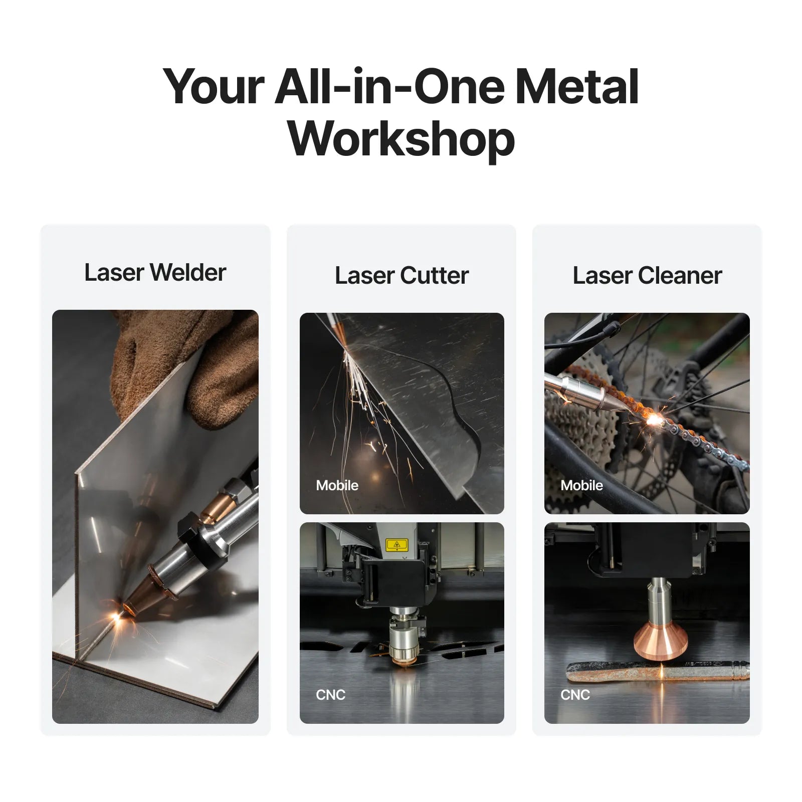 xTool MetalFab Laser Welder/ CNC Cutter