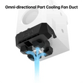 Panda Jet Omni-Directional Part Cooling Duct Upgrade for Bambu Lab X1 and P1