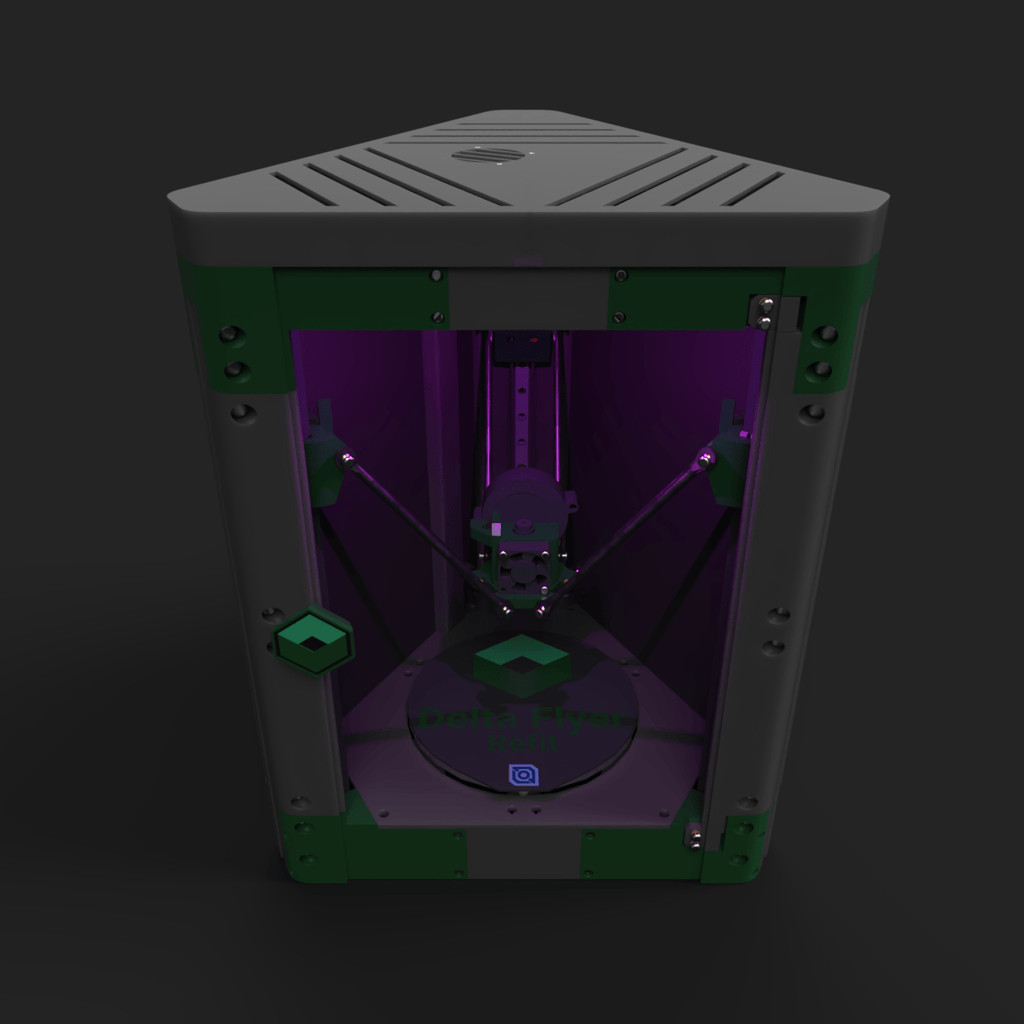 Rolohaun Delta Flyer - Fun and Affordable DIY Delta 3D Printer Kit by LDO Systems