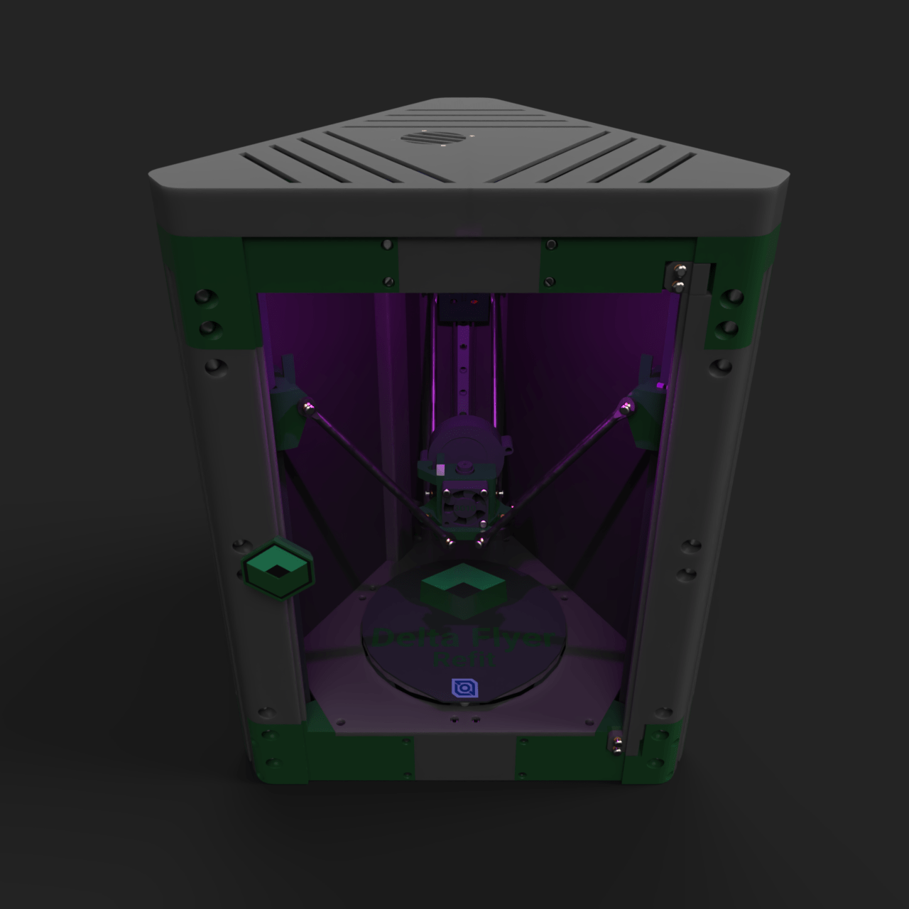 Rolohaun Delta Flyer - Fun and Affordable DIY Delta 3D Printer Kit by LDO Systems