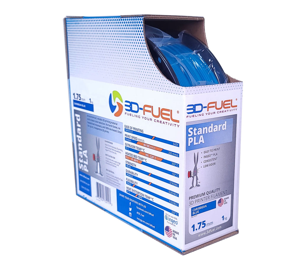 Standard PLA+, Caribbean Blue, 1.75mm