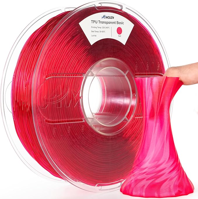 TPU Transparent 1.75mm, 1KG/2.2LB