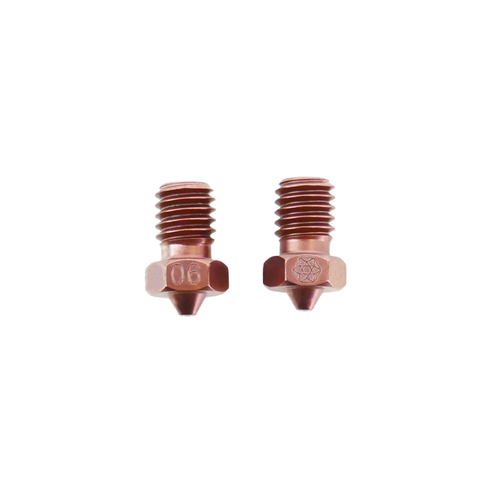 Zodiac V6 Nozzles by E3D - Bi-layer coated hardened nozzles (PRO and CRB)